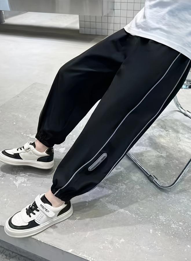 Take Two Boys Black Relaxed Fit Cuffed Joggers - Image 1